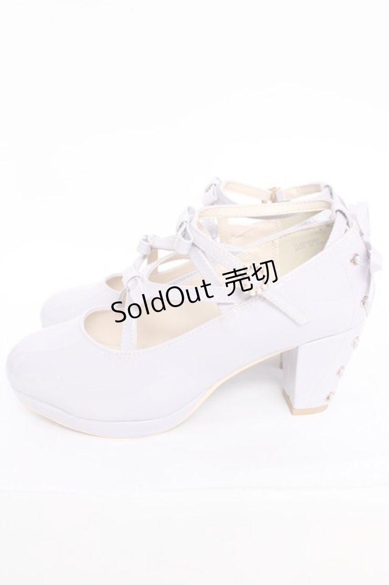 画像2: axes femme POETIQUE / レースアップパンプス L ラベンダー Y-26-07-17-006-AX-SH-SZ-ZI (2)