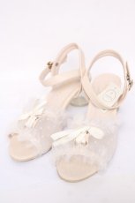 画像1: axes femme POETIQUE / バレリーナチュールサンダル L シロ Y-26-07-17-067-AX-SH-SZ-ZY (1)