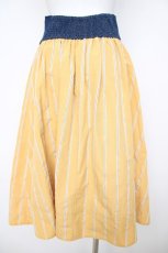 画像2: axes femme / ビット付ハイウエストスカート M イエロー Y-26-07-18-085-AX-SK-SZ-ZY (2)