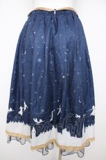 画像2: axes femme / ピーター・パン/プリントスカート  紺 Y-26-07-18-094-AX-SK-SZ-ZY (2)