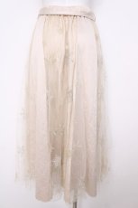 画像2: axes femme / スノークリスタル刺繍スカート  生成り Y-26-07-18-112-AX-SK-SZ-ZY (2)