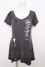 画像1: GHOST of HARLEM / ダメージロングカットソー F グレー Y-26-07-18-033-PU-TO-SZ-ZY (1)