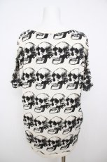 画像2: GLAD NEWS / /スタッズドクロプリントTシャツ  白 Y-26-07-18-037-PU-TO-SZ-ZY (2)