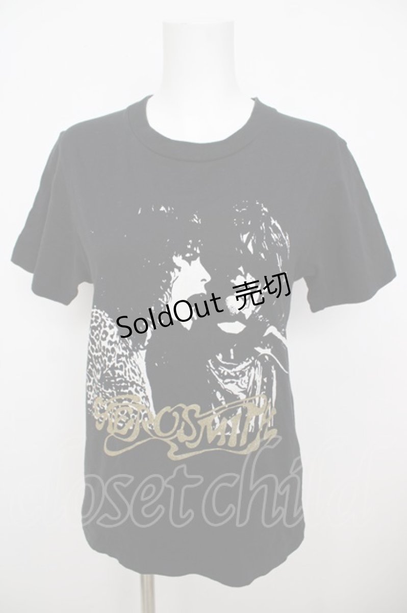 画像1: HYSTERIC GLAMOUR / ヴィンテージロックT  黒 Y-26-07-18-039-PU-TO-SZ-ZY (1)