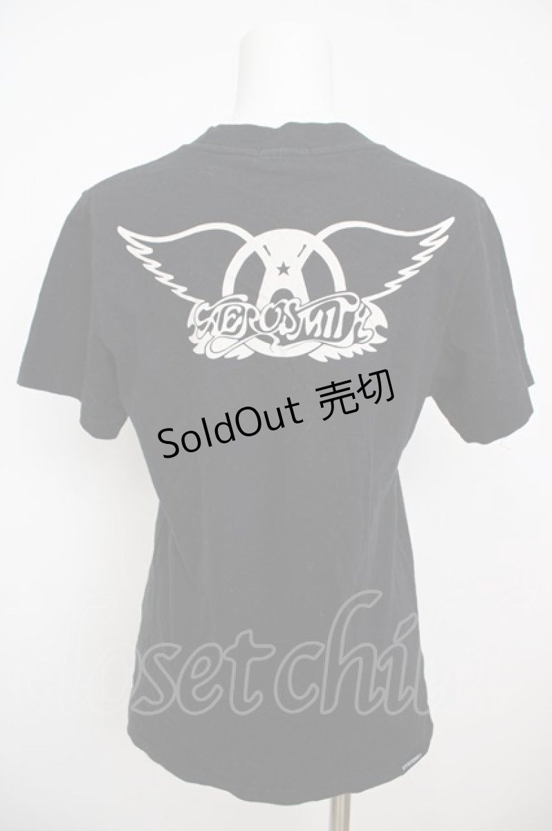 画像2: HYSTERIC GLAMOUR / ヴィンテージロックT  黒 Y-26-07-18-039-PU-TO-SZ-ZY (2)