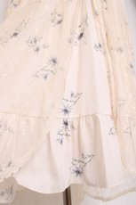 画像4: axes femme / コスモス柄レーヤード風ワンピース M 生成り Y-26-07-20-042-AX-OP-SZ-ZY (4)