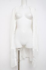 画像1: axes femme / フード付UVカットロングカーディガン F 白 Y-26-07-20-005-AX-TO-SZ-ZY (1)