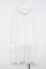 画像2: axes femme / フード付UVカットロングカーディガン F 白 Y-26-07-20-005-AX-TO-SZ-ZY (2)