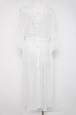 画像2: axes femme / 楊柳レースロングガウン M 白 Y-26-07-20-046-AX-TO-SZ-ZY (2)