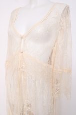 画像3: axes femme / バックプリーツレースガウン M 生成り Y-26-07-20-048-AX-TO-SZ-ZY (3)