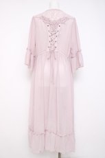 画像2: axes femme / バックレースアップガウン M アワピンク Y-26-07-20-049-AX-TO-SZ-ZY (2)