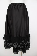 画像2: axes femme NOSTALGIE / レースフリルロングペチスカート F 黒 Y-26-07-20-083-AX-SK-SZ-ZY (2)