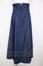 画像1: axes femme / ジップハイウエストスカート M インディゴ Y-26-07-20-086-AX-SK-SZ-ZY (1)