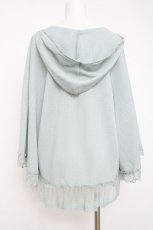 画像2: axes femme / フード付きフリル使いカットカーデ M グリーン Y-26-07-20-012-AX-TO-SZ-ZY (2)