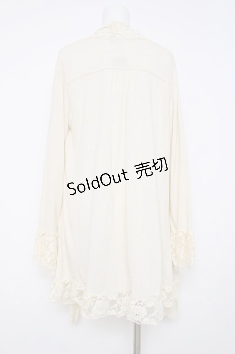 画像2: axes femme / レーシートッパーカーデ M 生成り Y-26-07-20-014-AX-TO-SZ-ZS (2)
