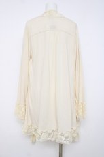 画像2: axes femme / レーシートッパーカーデ M 生成り Y-26-07-20-014-AX-TO-SZ-ZY (2)