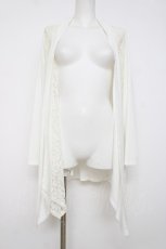 画像1: axes femme / UVカットトッパーカーデ F 白 Y-26-07-20-015-AX-TO-SZ-ZY (1)