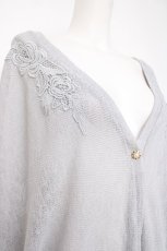画像3: axes femme / レースドルマンカーディガン M サックス Y-26-07-20-016-AX-TO-SZ-ZY (3)