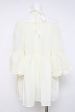 画像2: axes femme / コットン風ポンチョチュニック F 生成り Y-26-07-20-002-AX-TO-SZ-ZY (2)