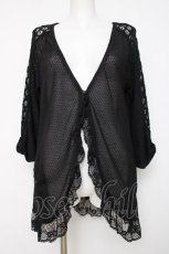 画像1: axes femme / レース切り替えボレロ M 黒 Y-26-07-20-021-AX-TO-SZ-ZY (1)