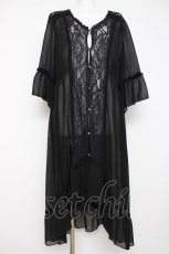 画像1: axes femme / バックレースアップガウン M 黒 Y-26-07-20-025-AX-TO-SZ-ZY (1)