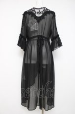 画像2: axes femme / 楊柳レースロングガウン M 黒 Y-26-07-20-026-AX-TO-SZ-ZY (2)