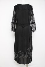 画像2: axes femme / バックプリーツレースガウン M 黒 Y-26-07-20-027-AX-TO-SZ-ZY (2)