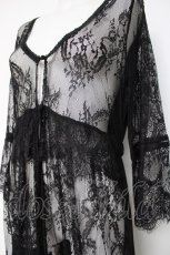 画像3: axes femme / バックプリーツレースガウン M 黒 Y-26-07-20-027-AX-TO-SZ-ZY (3)