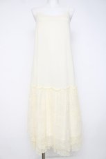 画像1: axes femme / レース使いペチワンピース M 生成り Y-26-07-20-030-AX-OP-SZ-ZY (1)