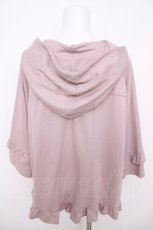画像2: axes femme / リボンポケットフレアーパーカー F ピンク Y-26-07-21-050-AX-TO-SZ-ZY (2)