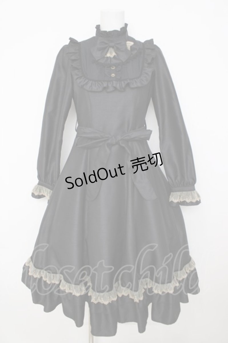 画像1: Victorian maiden / バロックシャンタンクラシカルドールロングドレス  黒 Y-26-07-21-074-CL-OP-HR-ZY (1)
