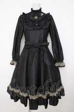 画像1: Victorian maiden / バロックシャンタンクラシカルドールロングドレス  黒 Y-26-07-21-074-CL-OP-HR-ZY (1)