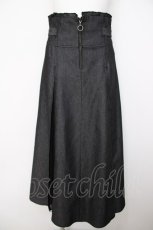 画像1: axes femme / ジップハイウエストスカート M 黒 Y-26-07-21-084-AX-SK-SZ-ZY (1)