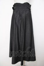 画像2: axes femme / ジップハイウエストスカート M 黒 Y-26-07-21-084-AX-SK-SZ-ZY (2)
