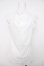 画像2: axes femme / 3WAY総レースタンクトップ F 白 Y-26-07-21-001-AX-TO-SZ-ZY (2)
