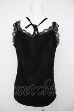 画像2: axes femme / 3WAY総レースタンクトップ F 黒 Y-26-07-21-011-AX-TO-SZ-ZY (2)