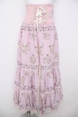 画像1: axes femme / 花柄2wayロングスカート M ピンク Y-26-07-21-117-AX-SK-SZ-ZY (1)