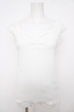 画像1: axes femme / 吸水速乾肩レースリブタンク F 生成り Y-26-07-21-020-AX-TO-SZ-ZY (1)