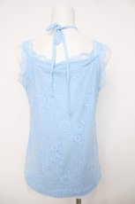 画像2: axes femme / 3WAY総レースタンクトップ F サックス Y-26-07-21-002-AX-TO-SZ-ZY (2)