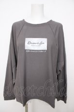 画像1: axes femme / アソートロゴドルマンTシャツ F チャコール Y-26-07-21-026-AX-TS-SZ-ZY (1)