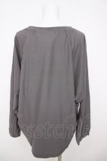 画像2: axes femme / アソートロゴドルマンTシャツ F チャコール Y-26-07-21-026-AX-TS-SZ-ZY (2)