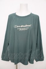 画像1: axes femme / アソートロゴドルマンTシャツ F グリーン Y-26-07-21-027-AX-TS-SZ-ZY (1)