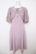 画像1: an another angelus / レースボレロ付き2wayワンピース F ラベンダー Y-26-07-23-053-CA-OP-SZ-ZY (1)