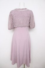 画像2: an another angelus / レースボレロ付き2wayワンピース F ラベンダー Y-26-07-23-053-CA-OP-SZ-ZY (2)