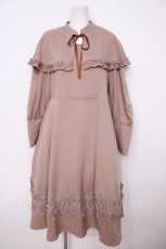 画像1: FLC / MINA*ケープワンピース  ピンク Y-26-07-23-054-LO-OP-AS-ZY (1)