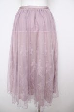 画像2: axes femme / レーシーチュールスカート M アワピンク Y-26-07-23-071-AX-SK-SZ-ZY (2)