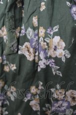 画像3: axes femme / 花柄コットンワンピース M グリーン Y-26-07-23-044-AX-OP-SZ-ZY (3)
