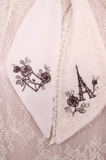 画像3: axes femme / ボウタイレースプルオーバー M ベージュ Y-26-07-24-044-AX-TO-SZ-ZY (3)
