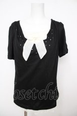 画像1: axes femme / ドレープボータイプルオーバー  黒 Y-26-07-24-061-AX-TO-SZ-ZY (1)