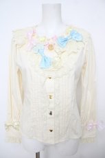 画像1: BABY,THE STARS SHINE BRIGHT / Garden Flowerブラウス  生成り Y-26-07-24-076-BA-BL-SZ-ZY (1)